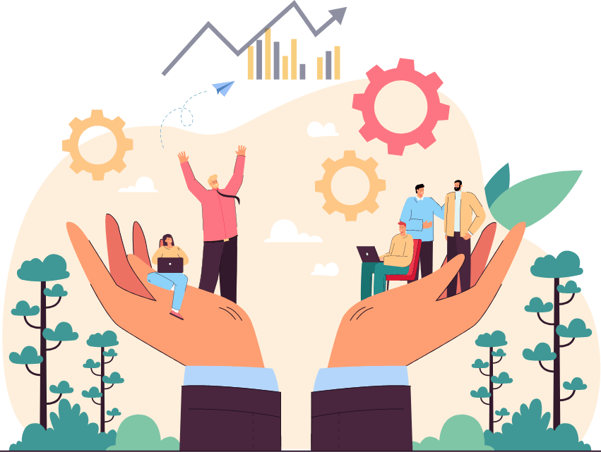 Financial services illustration